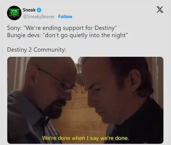 Bungie Reverses Course as Destiny 2 Saved From End-of-Life Status Following Massive Community Campaign