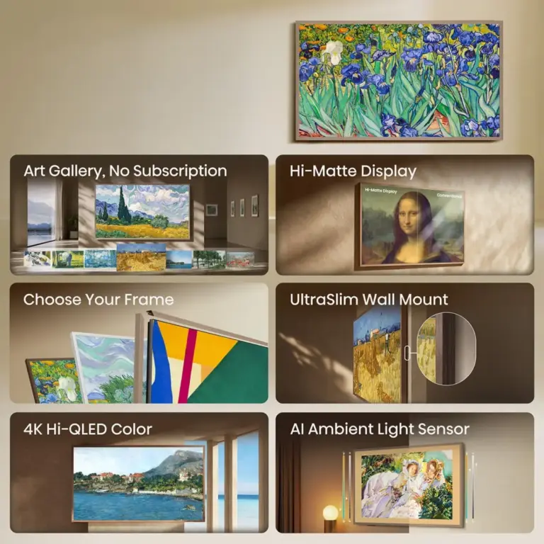 Hisense S7 CanvasTV Bridges the Gap Between High-End Home Entertainment and Classic Wall Art