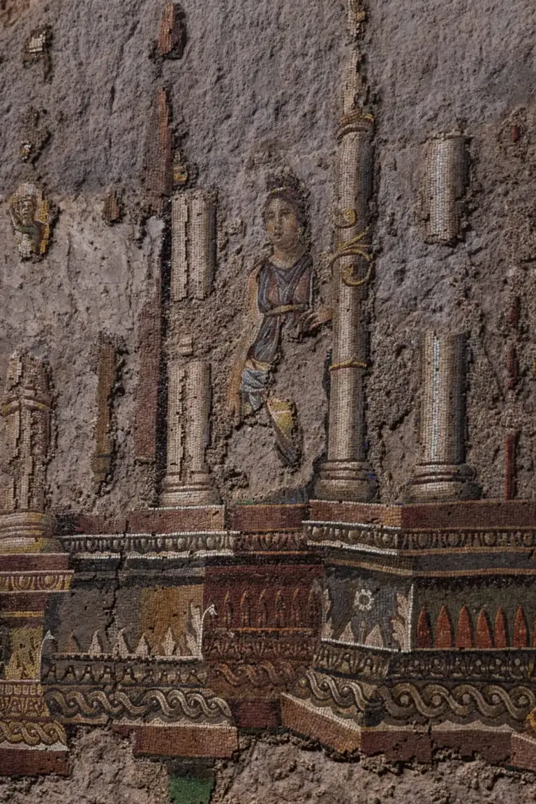 Mammoth "Great Mosaic," Believed to Be the Largest in the Roman World, Goes on Public Display in Rome
