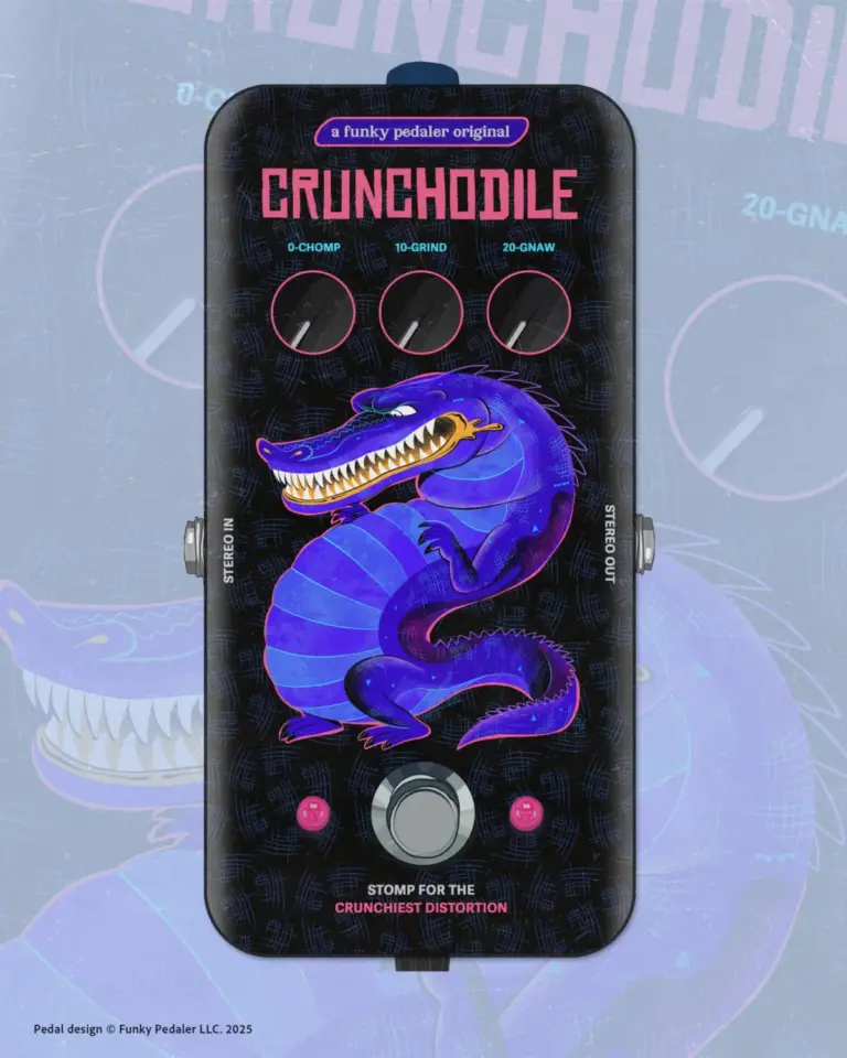Meet the Funky Pedaler: Where World-Class Illustration Meets Guitar Pedal Design