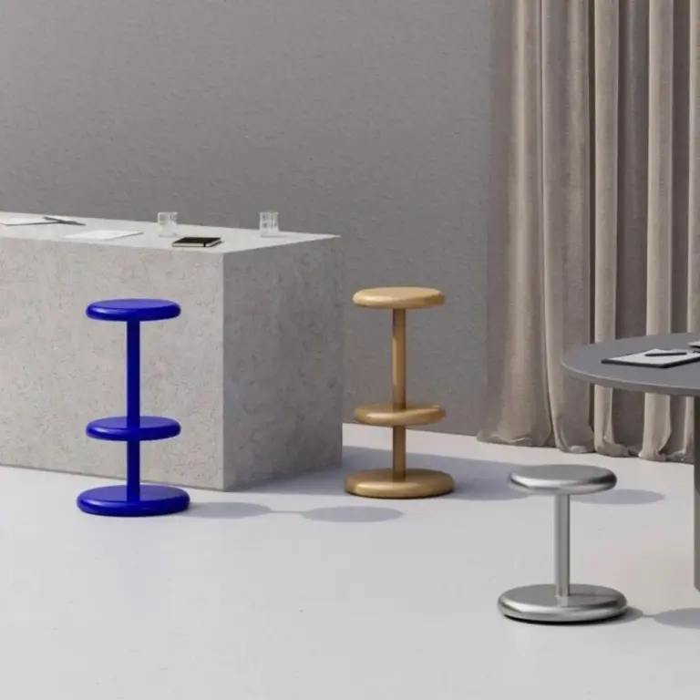 NII’s "Allround" Stool Conceals Casters for Seamless Mobility Without the Corporate Aesthetic