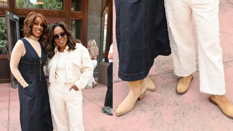 Oprah Winfrey and Gayle King Step Out in Telluride With Matching Suede Booties for Mountain Documentary Premiere