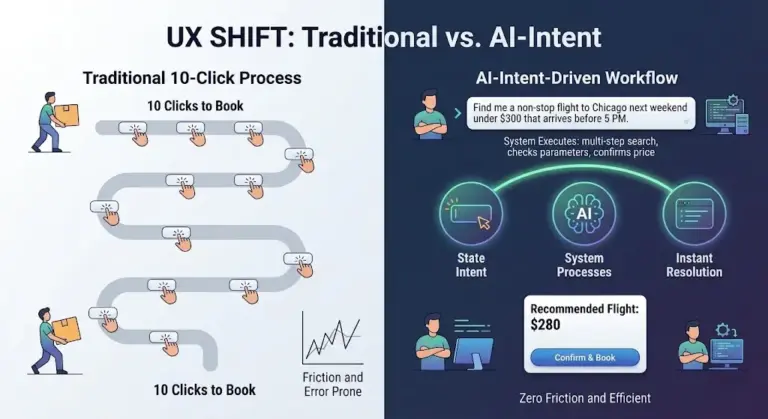 The Death of the Button: How Intent-Driven AI Is Redefining the Future of Web Design