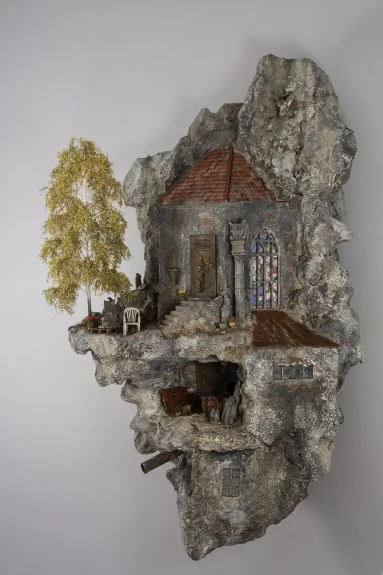Finding Shelter in Uncertainty: Simon Laveuve’s Post-Apocalyptic Dwellings Explore Resilience Through Miniature Art