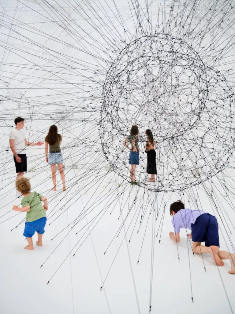 Tomás Saraceno’s ‘Ancestral Futures’ at Haus der Kunst Visualizes the Inextricable Web of Space, Time, and Matter