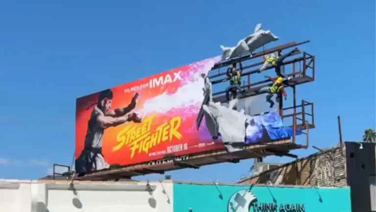Woah, Street Fighter’s new billboard is almost too convincing